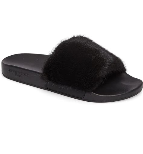 givenchy mens mink slides|Givenchy men's slippers.